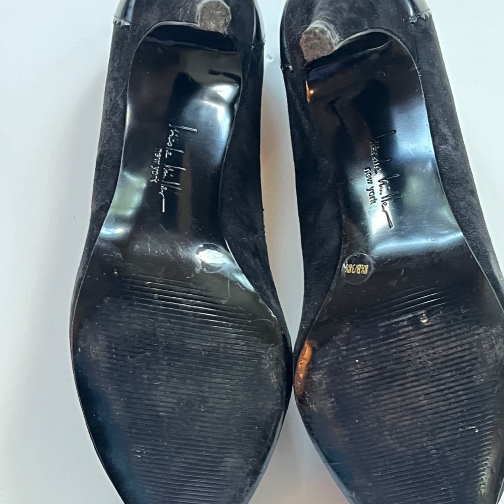 Nicole Miller Black Heels size 8.5 - Picture 5 of 5